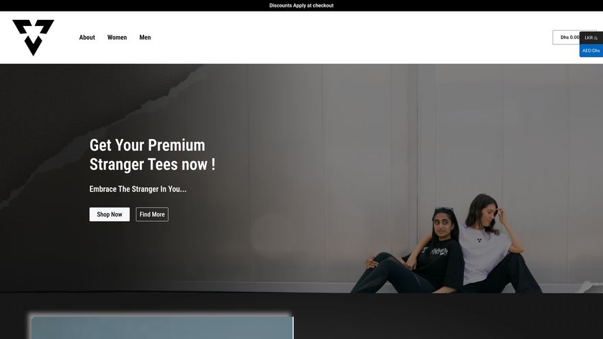 Stranger Global website on a laptop