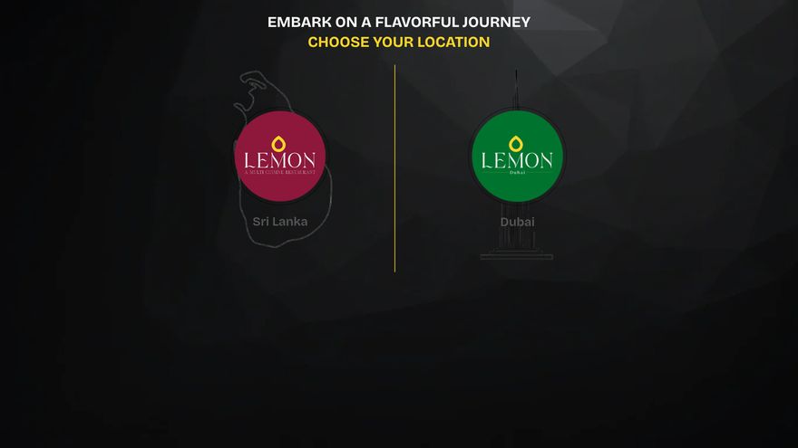 Lemon Cuisine website on a laptop